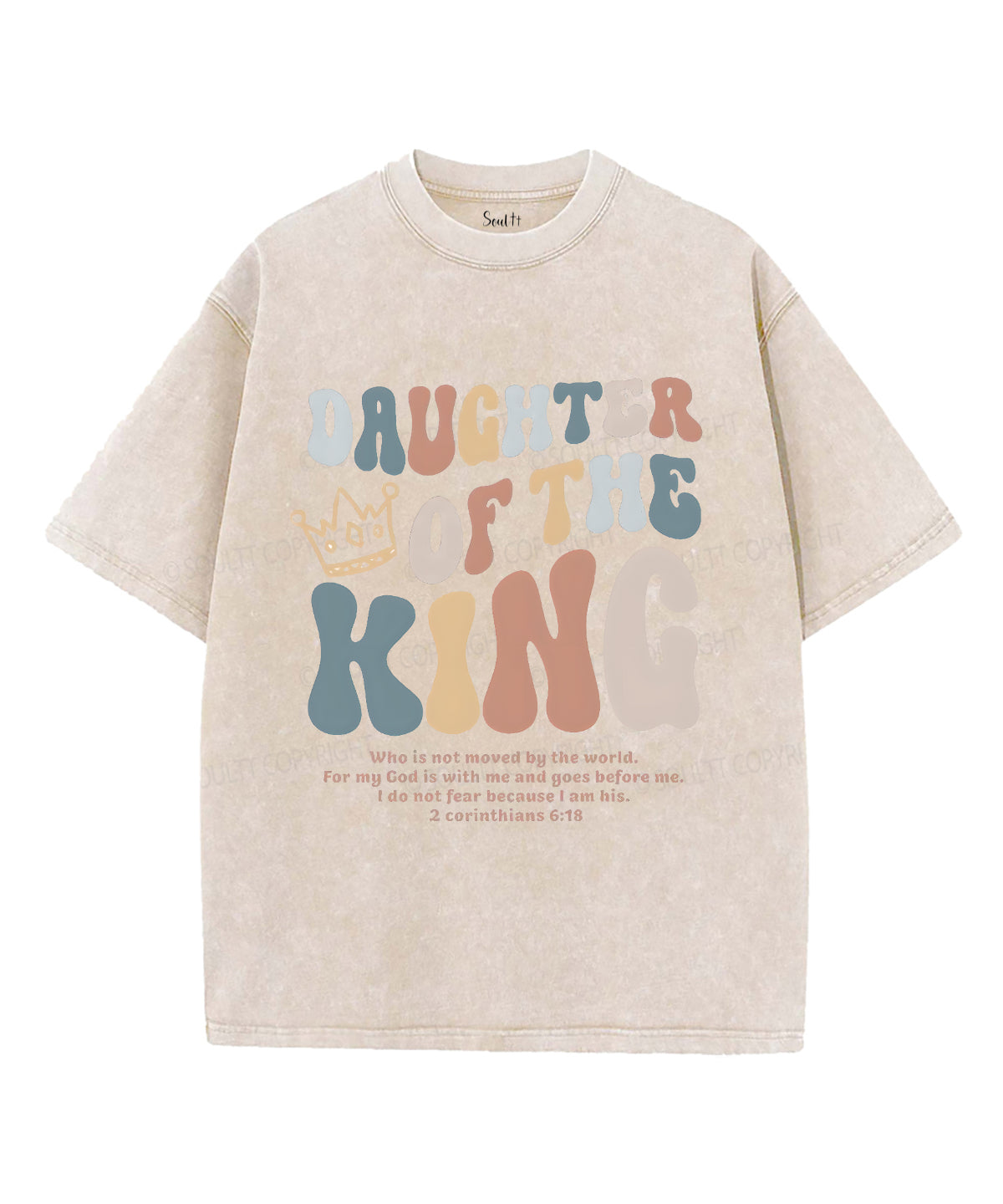 Daughter King Washed Christian Style002 T-Shirts, Hoodie, Sweatshirt