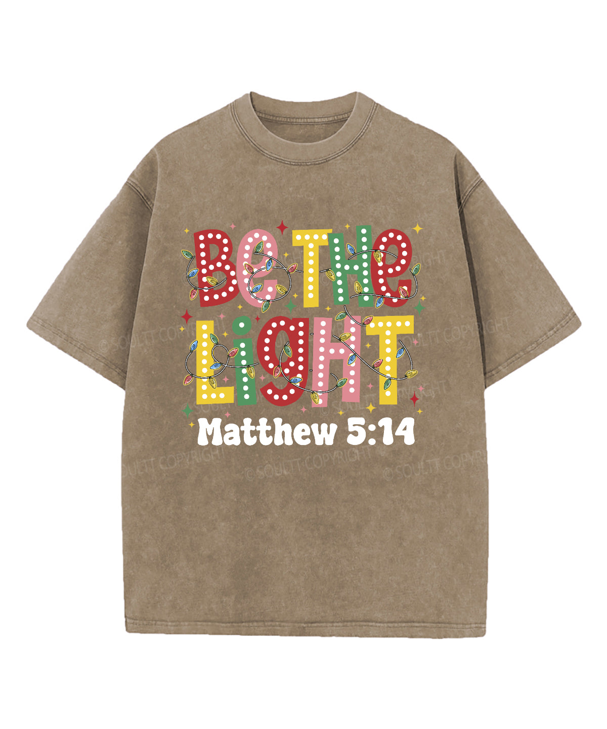 Be The Light Washed Christian T-shirt Style011 Hoodie, Sweatshirt | CiraTrend.com (Image 5)