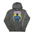 Black Panther Mens Pullover Hoodie - Retro Circle Pink Logo Design T-Shirts, Sweatshirt | CiraTrend.com