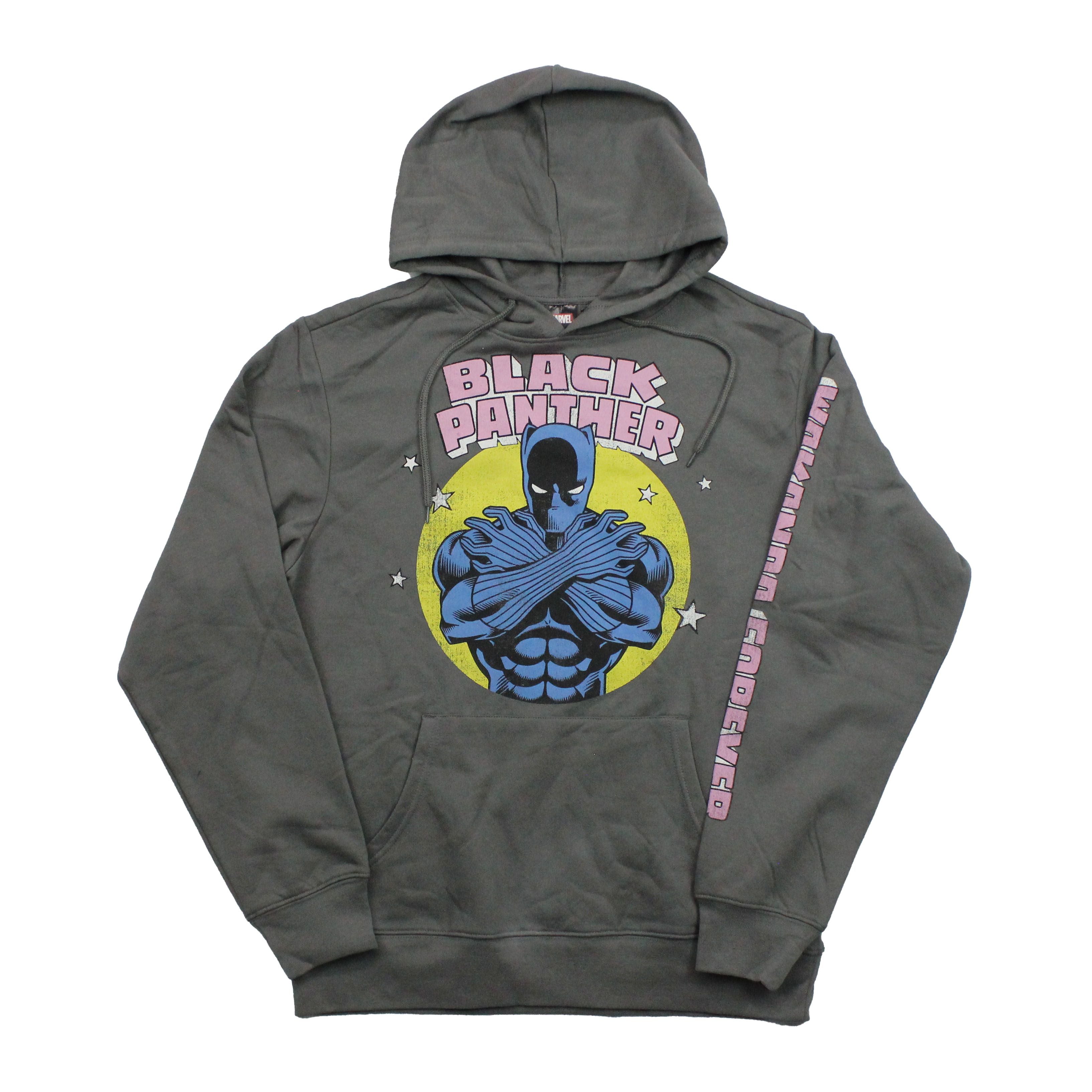 Black Panther Mens Pullover Hoodie - Retro Circle Pink Logo Design T-Shirts, Sweatshirt | CiraTrend.com