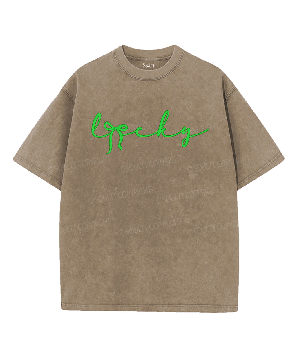 Be Lucky Unisex Washed Christian T-shirt Hoodie, Sweatshirt | CiraTrend.com (Image 5)