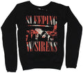 Sleeping With Sirens Girls Juniors Light Sweatshirt - Band & Name Red & Cream T-Shirts, Hoodie | CiraTrend.com