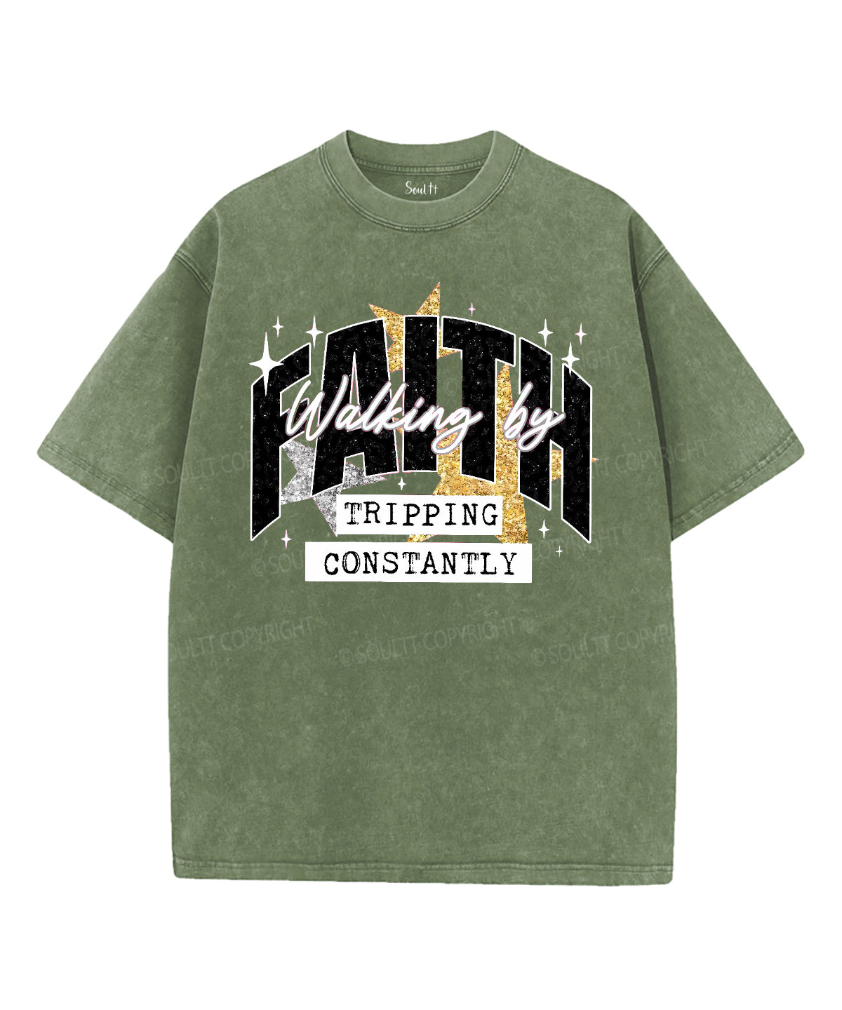 Faith Unisex Washed Christian T-shirt Style003 Hoodie, Sweatshirt | CiraTrend.com (Image 3)