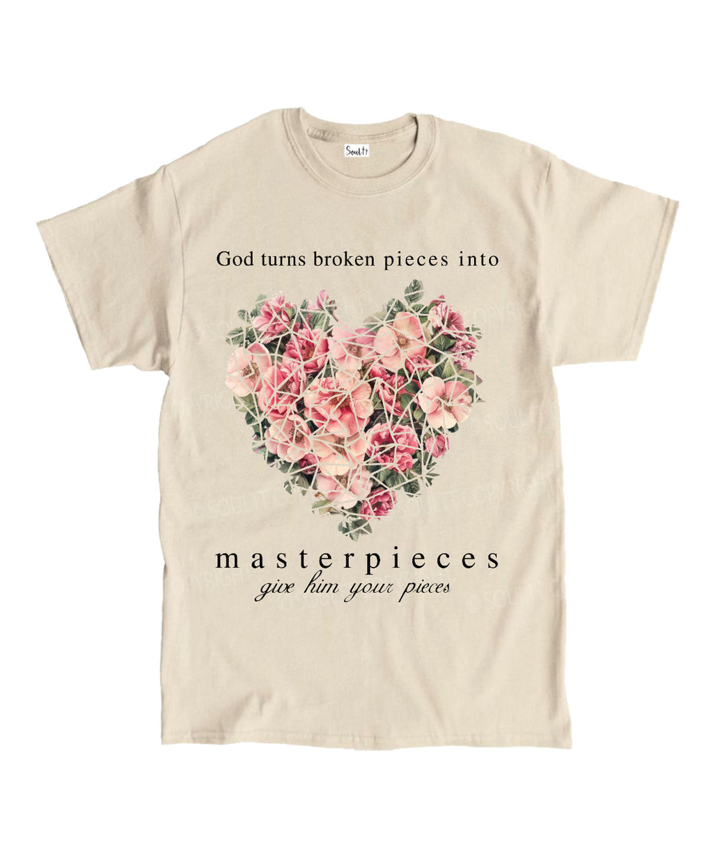 God Turns Broken Into Unisex Cotton Christian T-Shirt Hoodie, Sweatshirt | CiraTrend.com (Image 4)