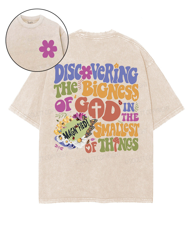 Bigness God Double Sided Washed Christian T-Shirts, Hoodie, Sweatshirt