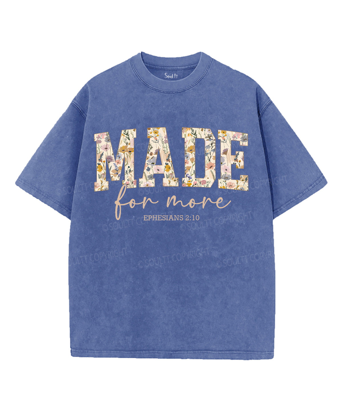 Made For More Unisex Washed Christian T-shirt Hoodie, Sweatshirt | CiraTrend.com (Image 5)