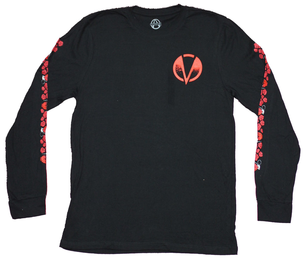 Borderlands Mens Long Sleeve T-shirt - Logo Lapel Giant Group Image Back Hoodie, Sweatshirt | CiraTrend.com (Image 1)