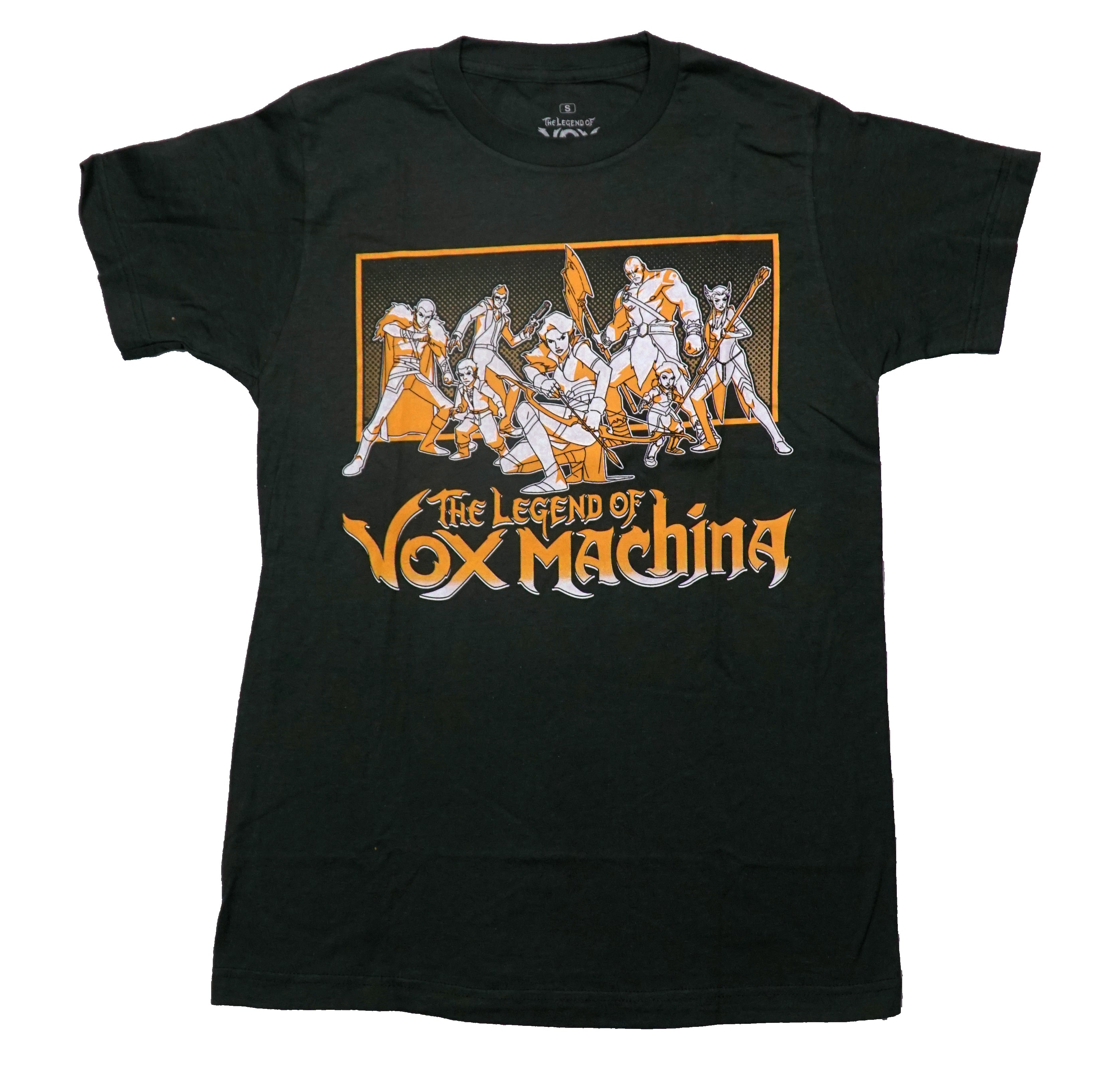 The Legend of Vox Machina Mens T-Shirt - Fighting Cast Pose Over Name Hoodie, Sweatshirt | CiraTrend.com
