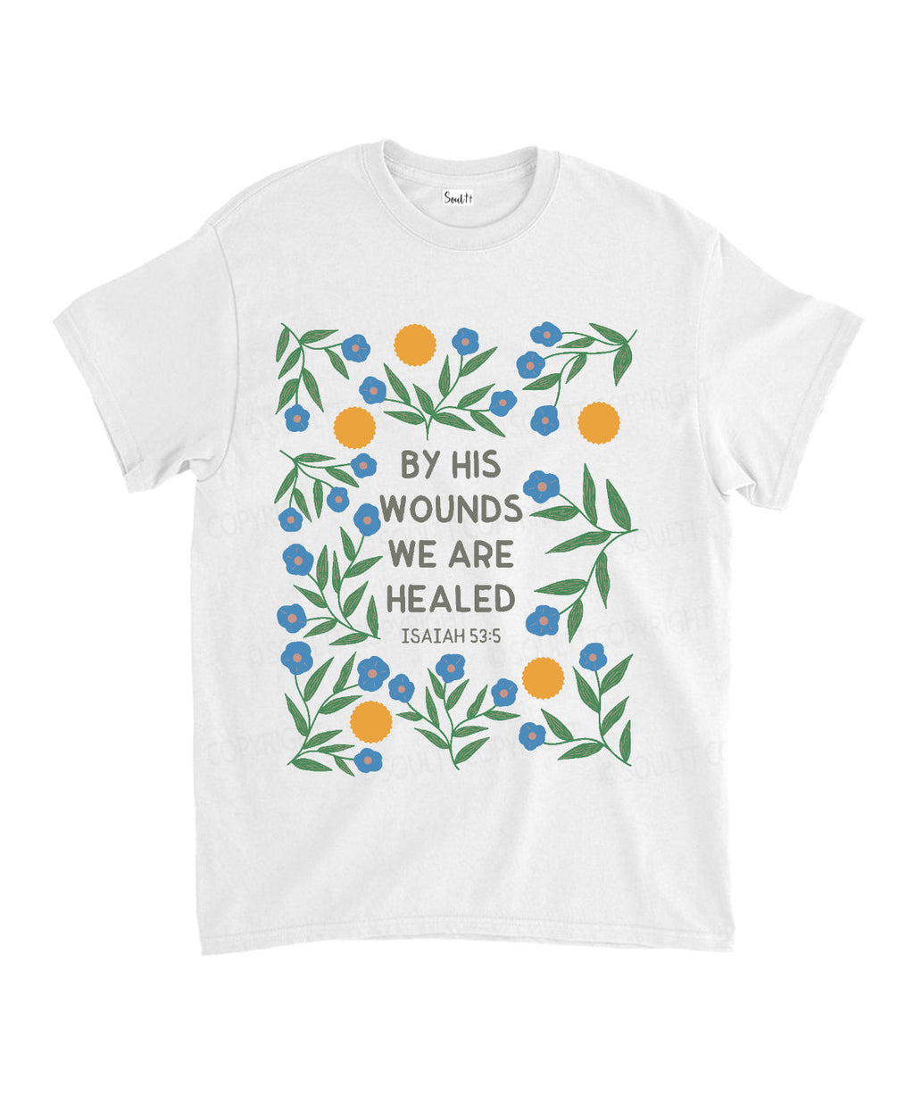 We Are Healed Unisex Cotton Christian T-Shirt Hoodie, Sweatshirt | CiraTrend.com (Image 2)