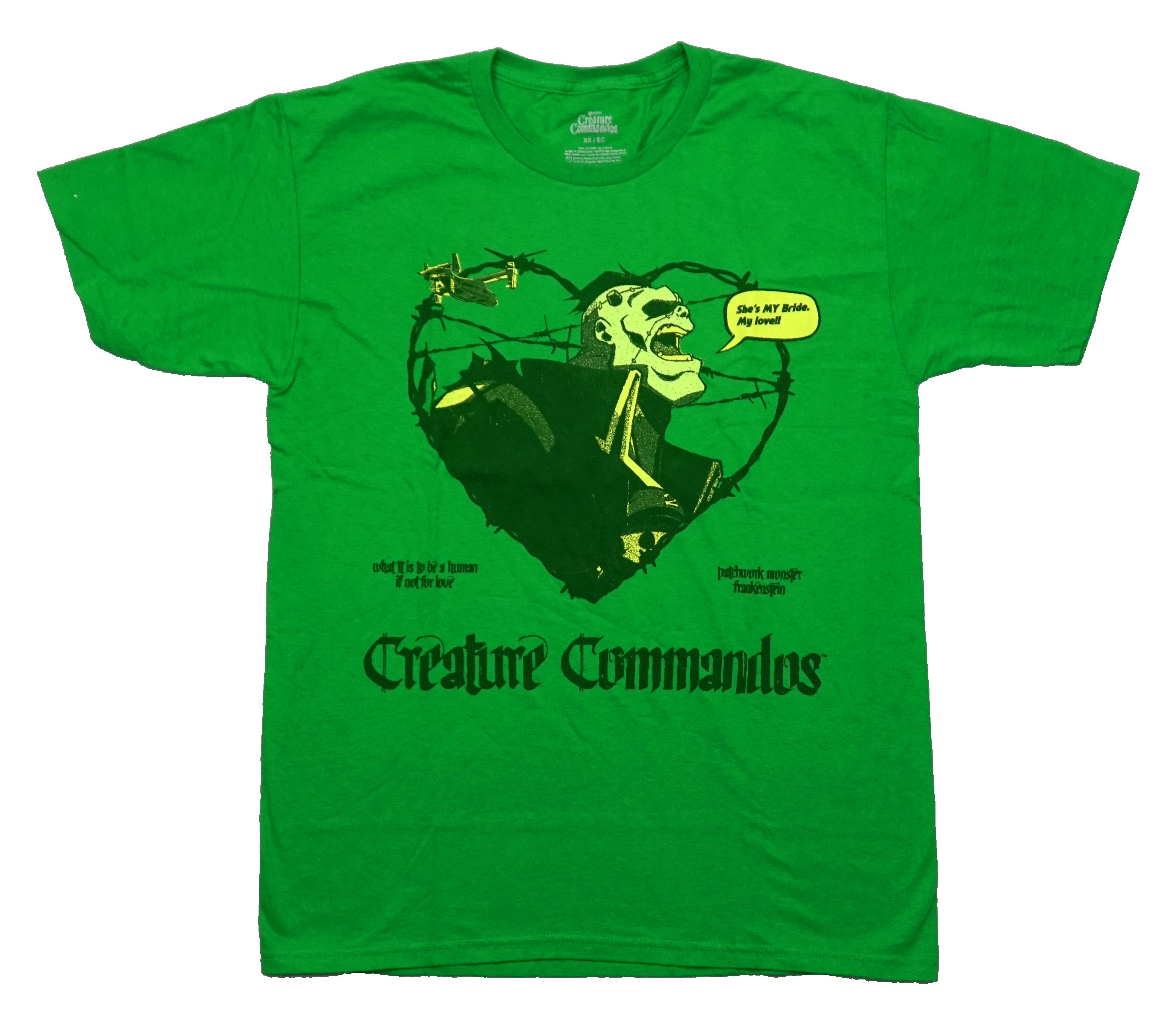 Creature Commandos Eric Frankenstein Bobbed Wire Heart T-Shirts, Hoodie, Sweatshirt