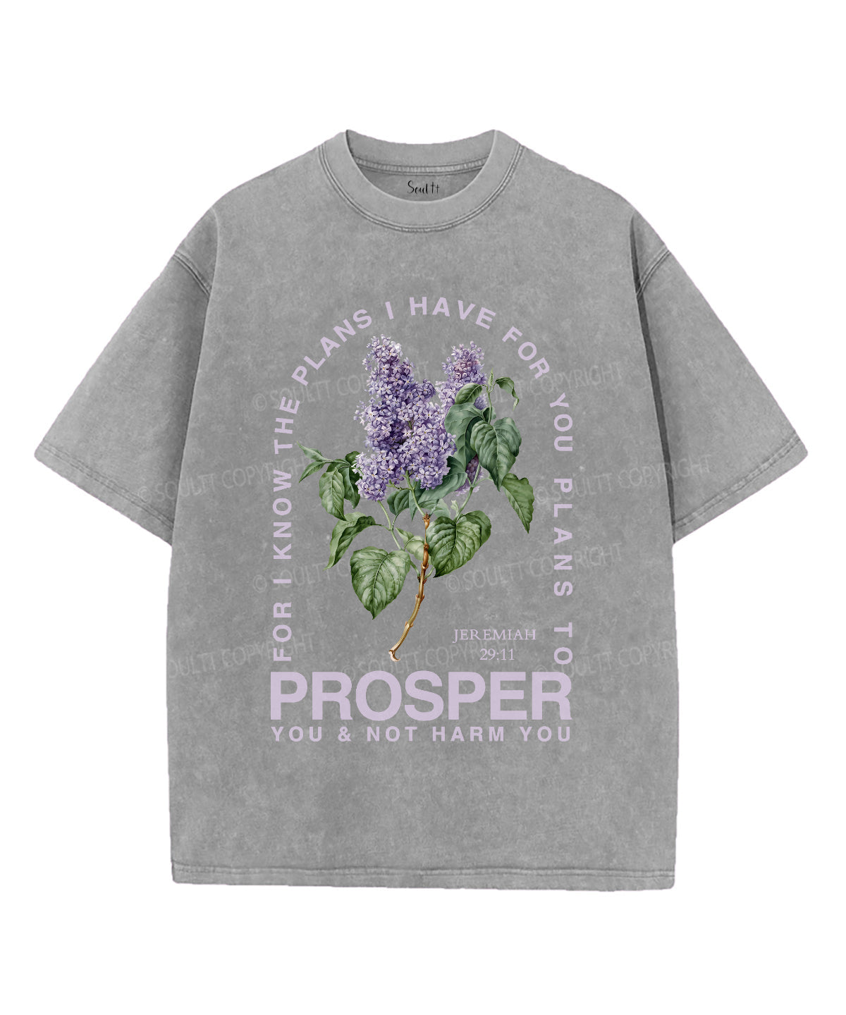 The Plans I Have For You Unisex Washed Christian T-shirt Hoodie, Sweatshirt | CiraTrend.com (Image 3)