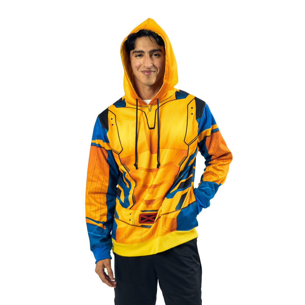 Bioworld Deadpool & Wolverine Wolverine Costume Men's Cosplay Hoodie T-Shirts, Sweatshirt | CiraTrend.com (Image 1)