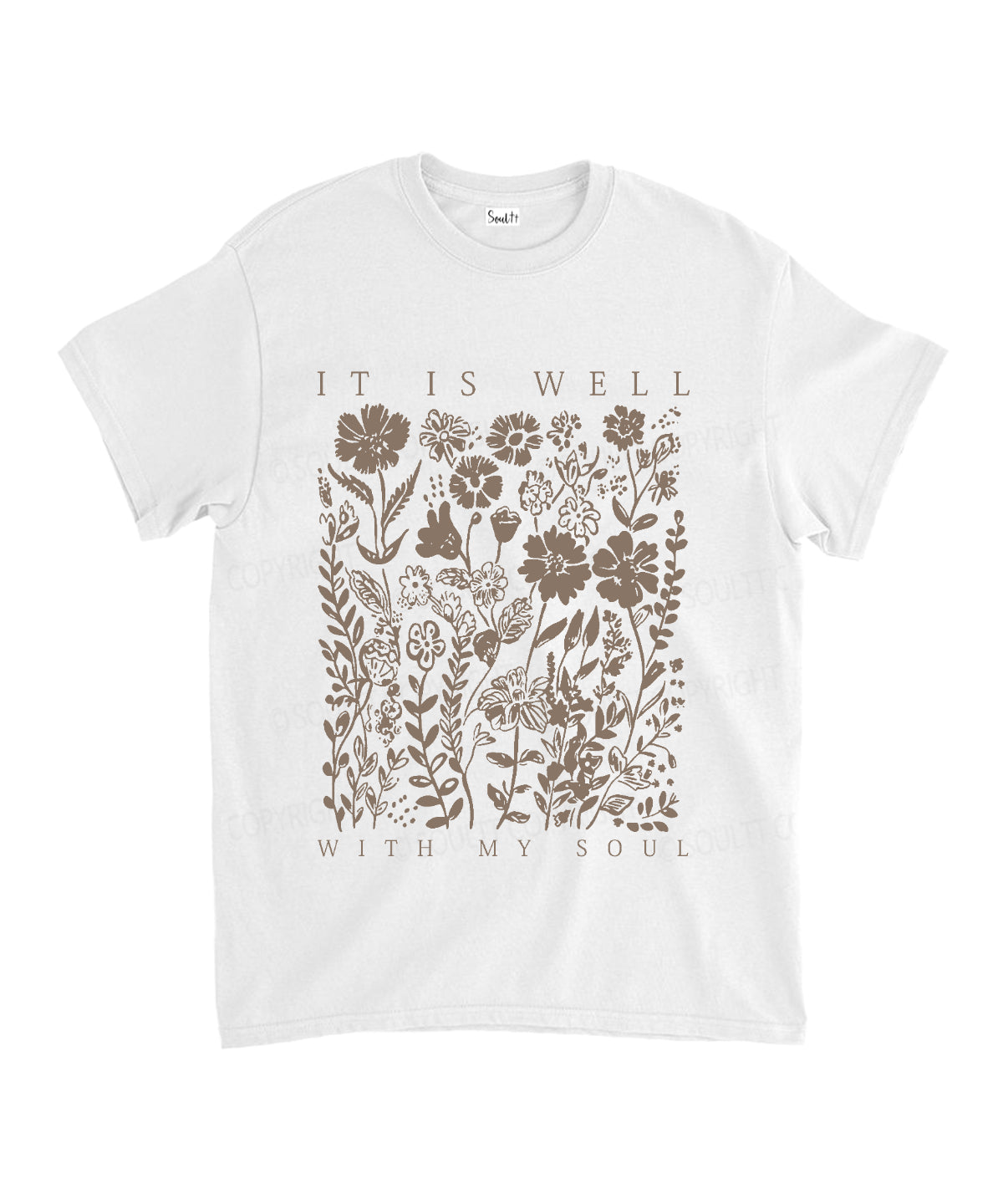 Is Well My Soul Cotton Christian Style005 T-Shirts, Hoodie, Sweatshirt