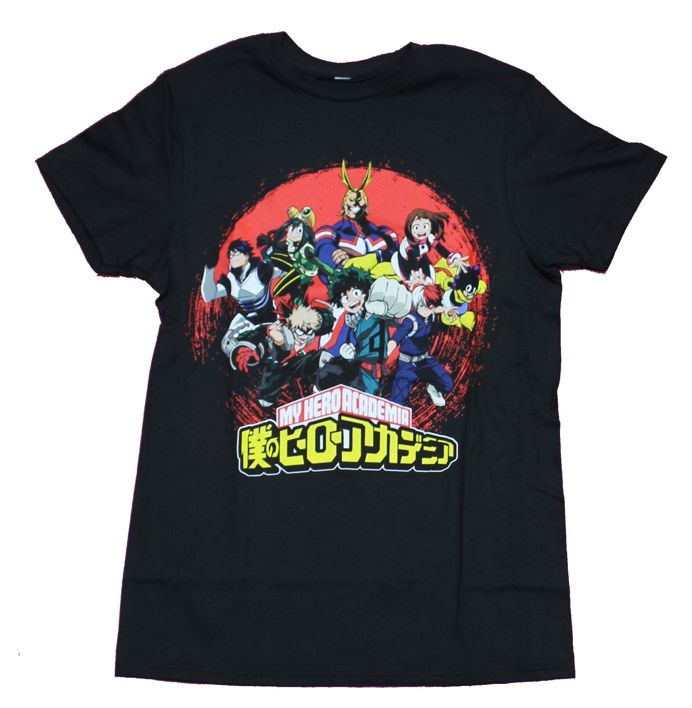 My Hero Academia  T-Shirt - Giant Class 1A Group in Red Circle Hoodie, Sweatshirt | CiraTrend.com