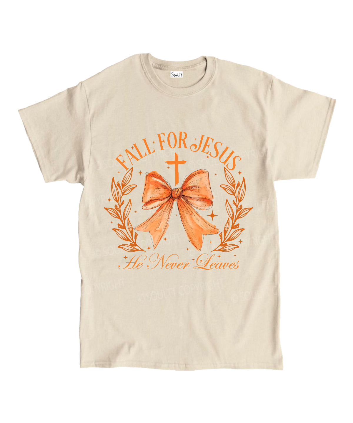 Fall For Jesus Unisex Cotton Christian T-Shirt Hoodie, Sweatshirt | CiraTrend.com (Image 4)