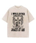 I Would Rather Stand With God Washed Christian T-shirt Hoodie, Sweatshirt | CiraTrend.com (Image 1)