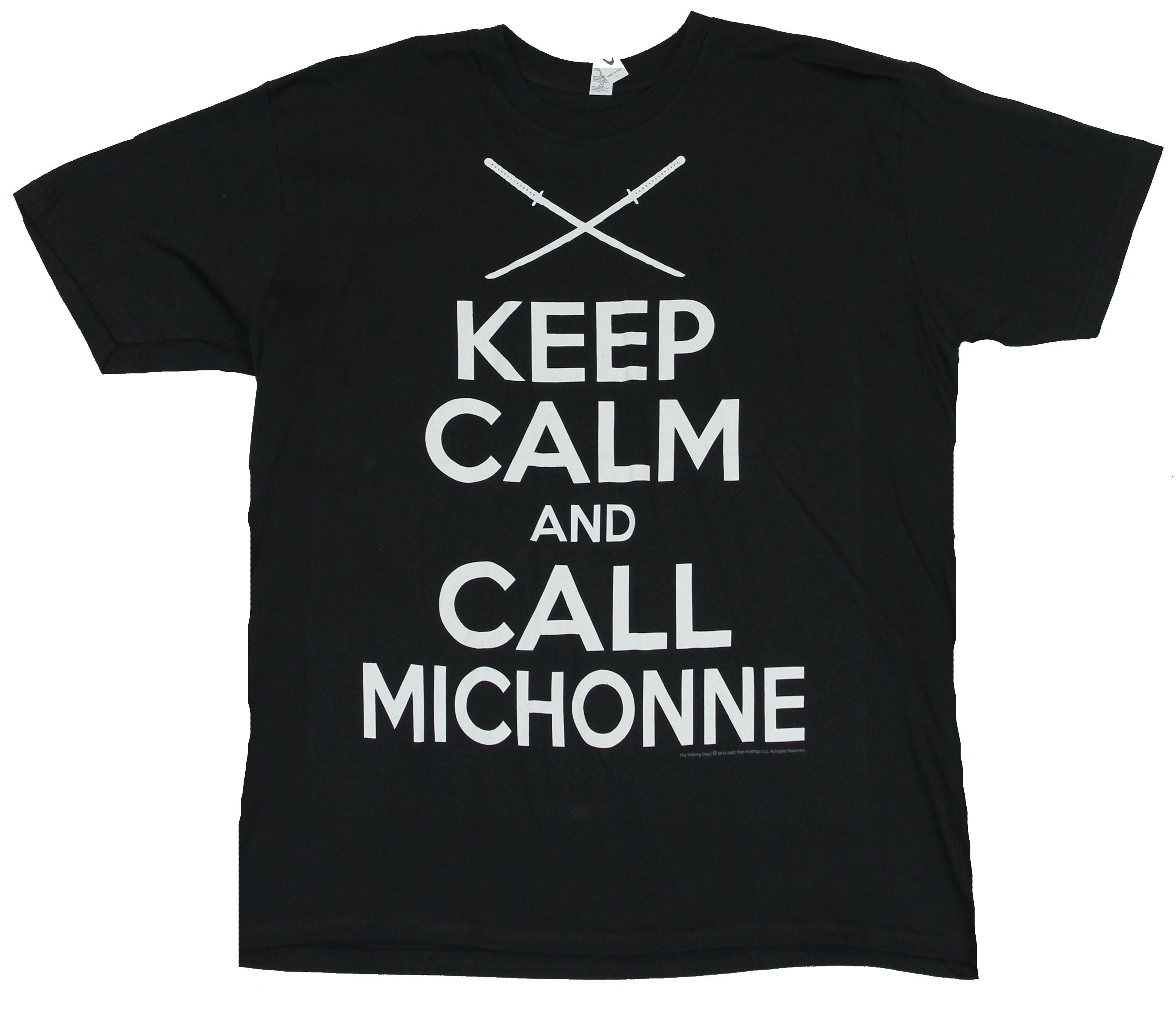 The Walking Dead Mens T-Shirt  - Keep Calm And Call Michonne Hoodie, Sweatshirt | CiraTrend.com
