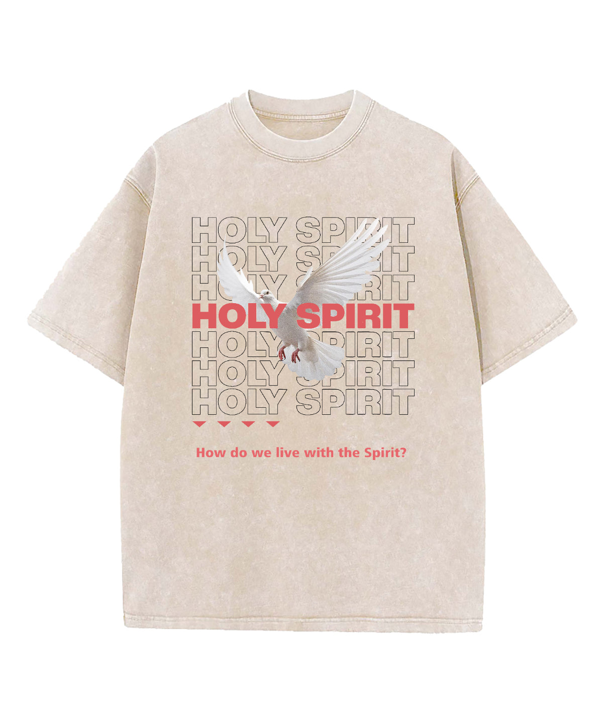Holy Spirit Washed Christian T-shirt Hoodie, Sweatshirt | CiraTrend.com (Image 2)