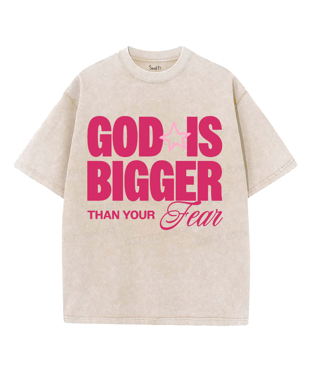 God Is Bigger Washed Christian T-Shirts, Hoodie, Sweatshirt