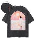 His Mercies Are New Double Sided Unisex Washed Christian T-shirt Style001 Hoodie, Sweatshirt | CiraTrend.com (Image 1)