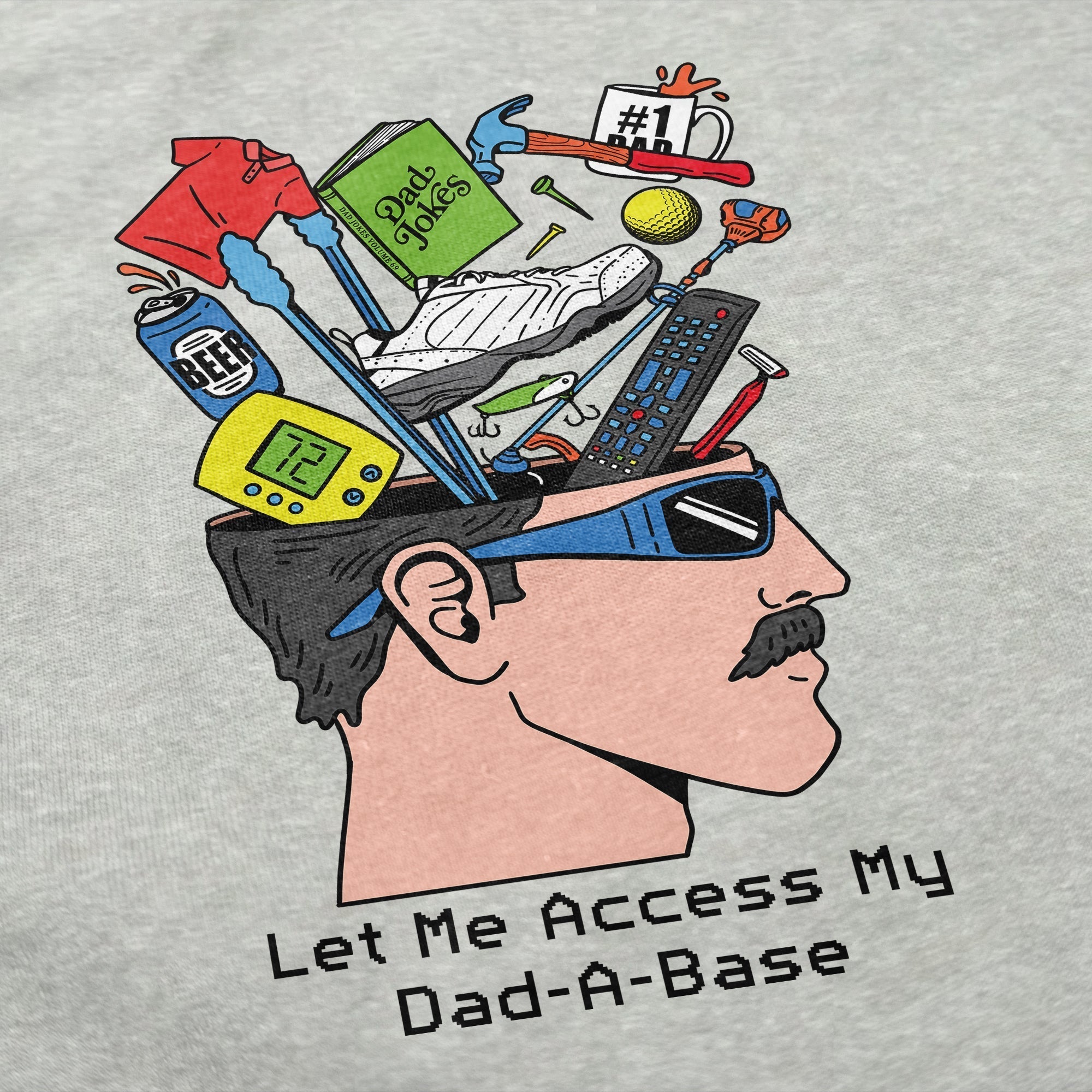 Dad A Base Crewneck Sweatshirt T-Shirts, Hoodie | CiraTrend.com (Image 2)
