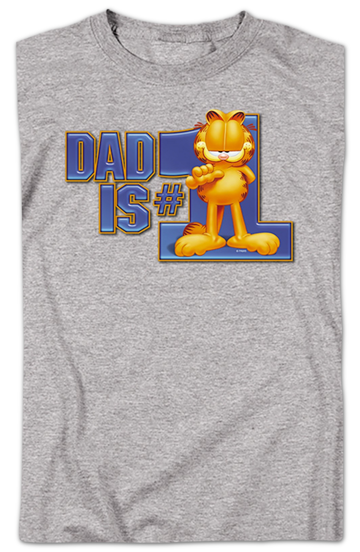 Dad Is #1 Garfield T-Shirt Hoodie, Sweatshirt | CiraTrend.com (Image 2)
