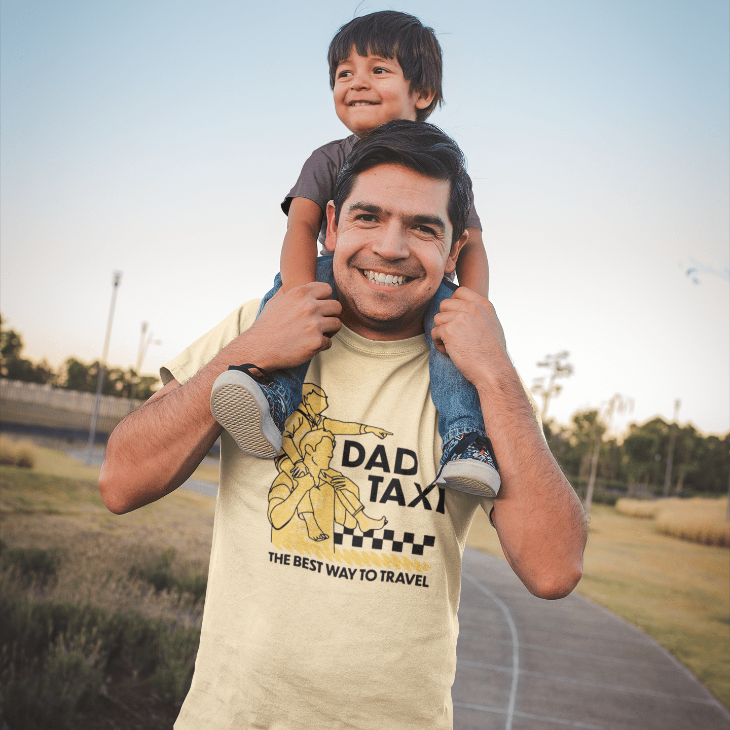 Dad Taxi T Shirt Hoodie, Sweatshirt | CiraTrend.com (Image 2)