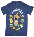 Scooby Doo Mens T-Shirt - Scooby Head Surrounded By Munchies Hoodie, Sweatshirt | CiraTrend.com