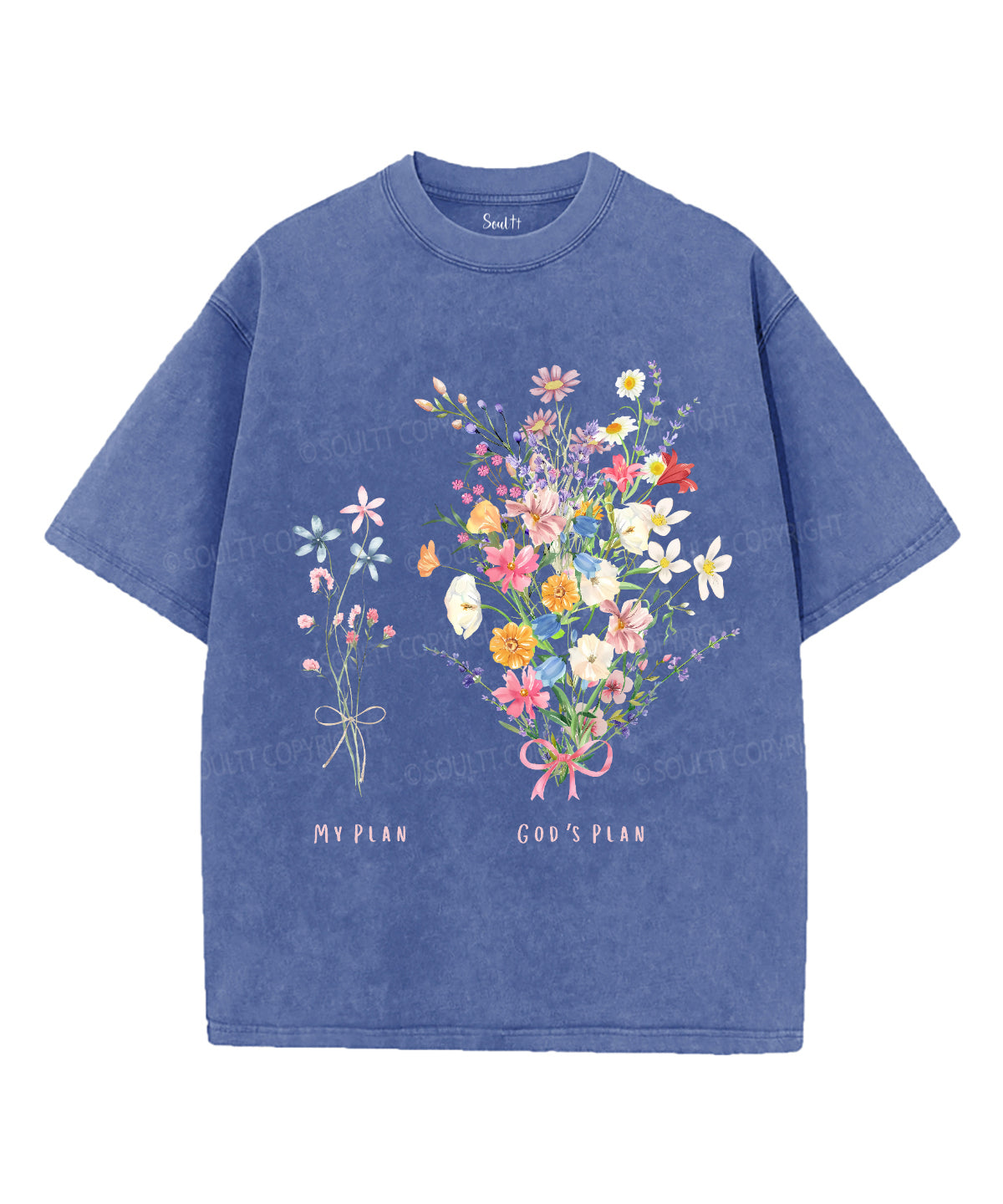 My PlanÃ¯Â¼Å“God Plan Unisex Washed Christian T-shirt Hoodie, Sweatshirt | CiraTrend.com (Image 3)