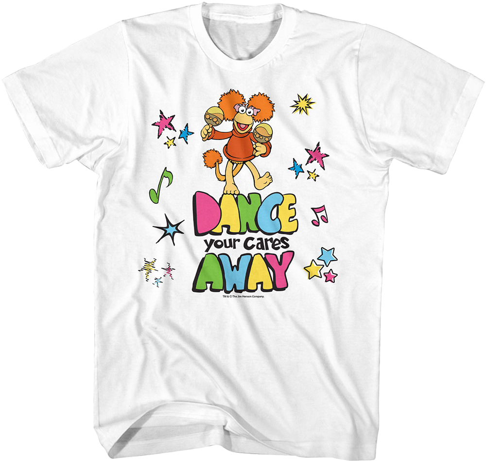 Dance Your Cares Away Colorful Shapes Fraggle Rock T-Shirt Hoodie, Sweatshirt | CiraTrend.com (Image 1)