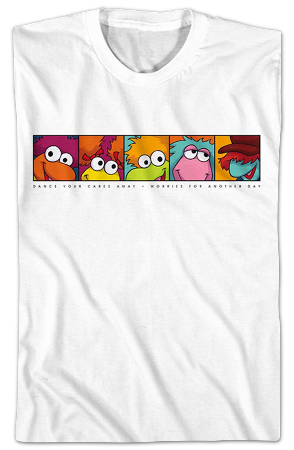 Dance Your Cares Away Panels Fraggle Rock T-Shirt Hoodie, Sweatshirt | CiraTrend.com (Image 2)