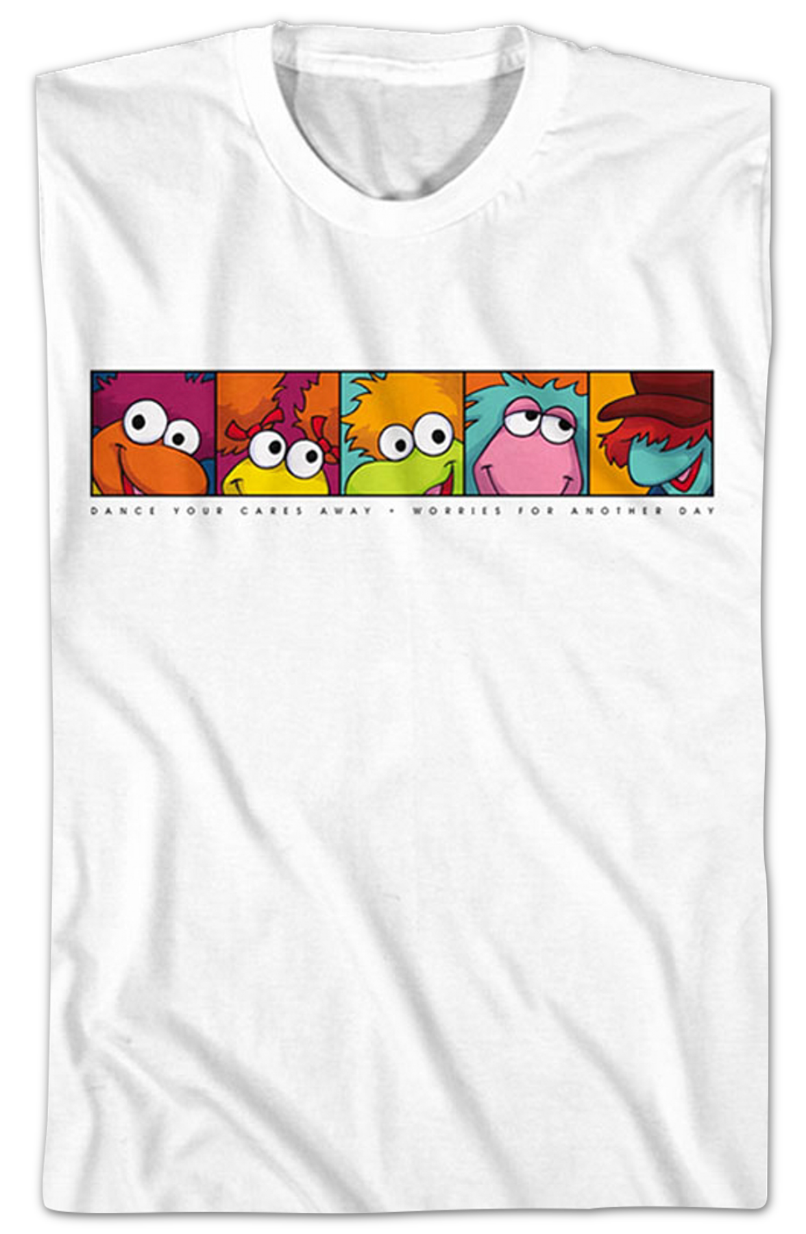 Dance Your Cares Away Panels Fraggle Rock T-Shirt Hoodie, Sweatshirt | CiraTrend.com (Image 2)