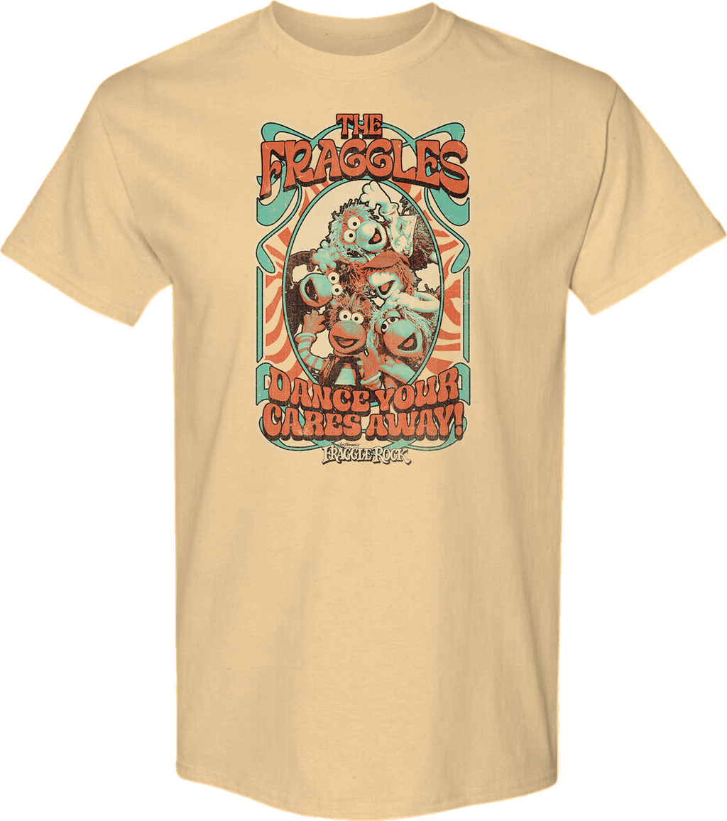 Dance Your Cares Away Poster Fraggle Rock T-Shirt Hoodie, Sweatshirt | CiraTrend.com (Image 1)