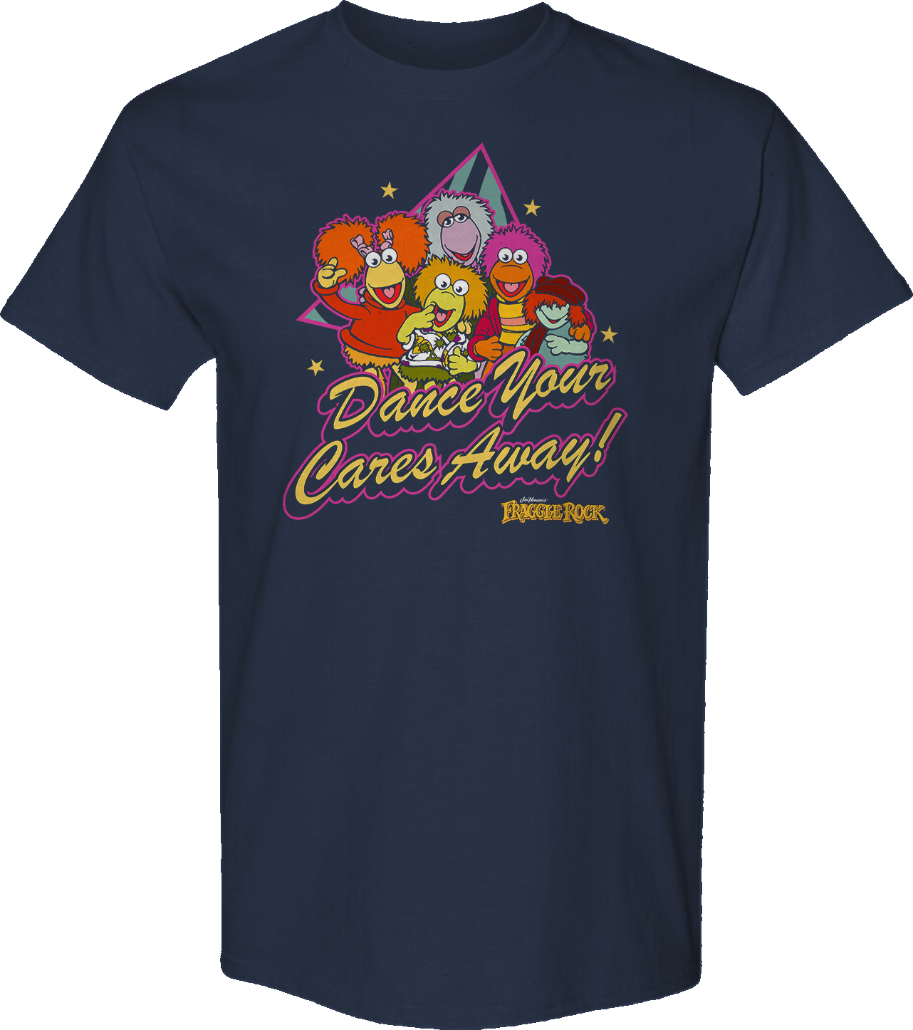 Dance Your Cares Away Triangle Fraggle Rock T-Shirt Hoodie, Sweatshirt | CiraTrend.com (Image 1)