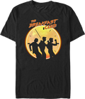 Dancing Clock Silhouettes Breakfast Club T-Shirt Hoodie, Sweatshirt | CiraTrend.com (Image 1)