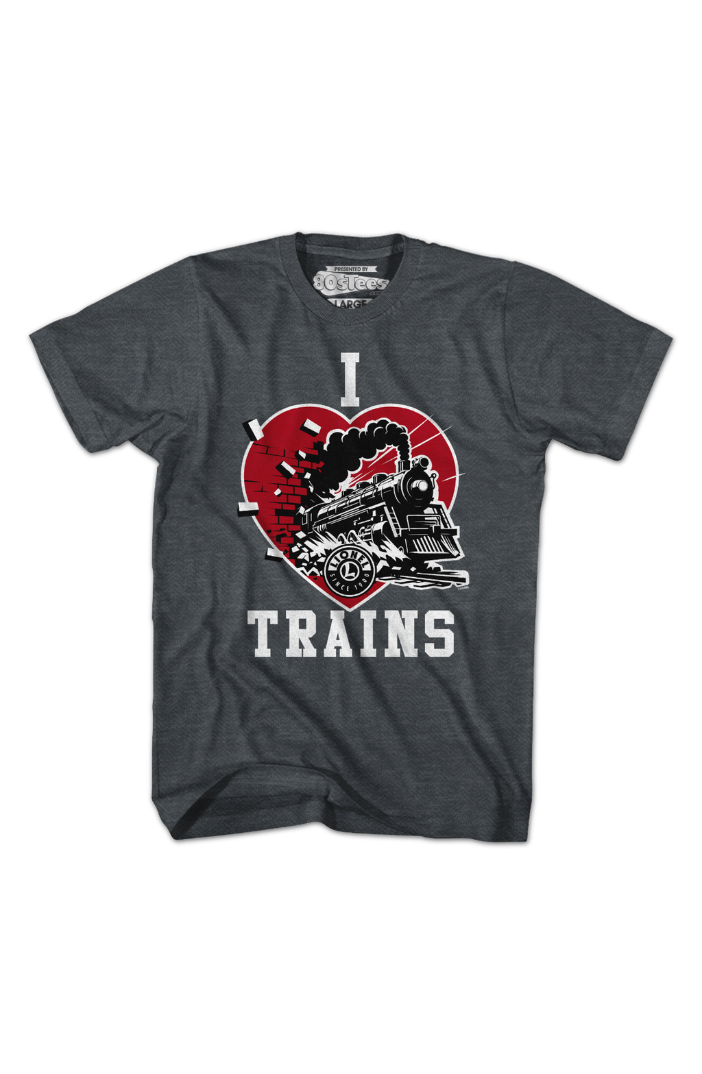 Dark Heather I Love Trains Lionel Trains T-Shirt Hoodie, Sweatshirt | CiraTrend.com (Image 2)
