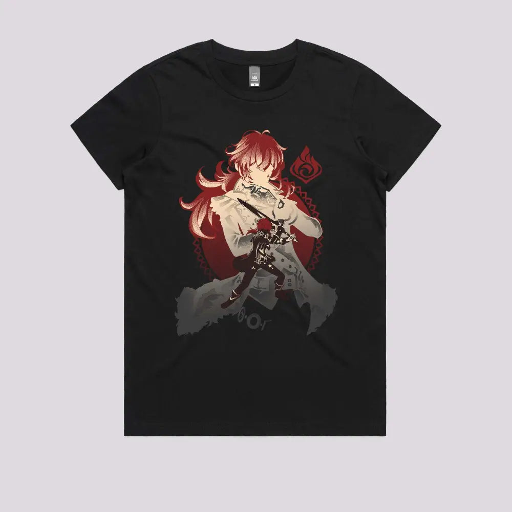 Dark Side of Dawn Diluc T-Shirt Hoodie, Sweatshirt | CiraTrend.com (Image 3)