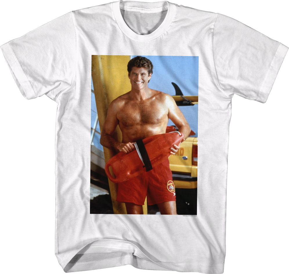 David Hasselhoff Baywatch T-Shirt Hoodie, Sweatshirt | CiraTrend.com (Image 1)