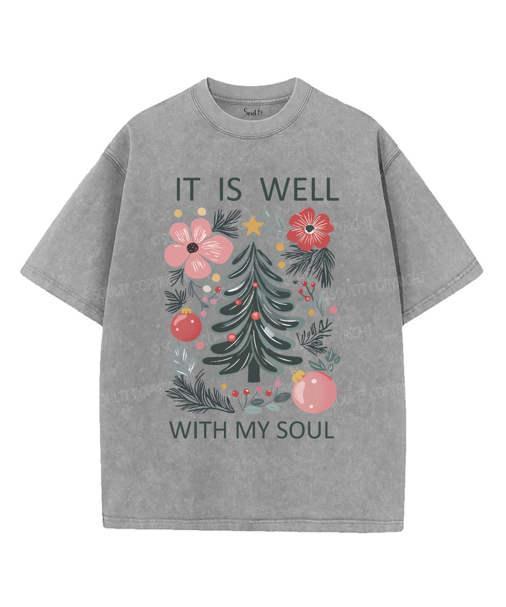 It Is Well With My Soul Washed Christian T-shirt Style024 Hoodie, Sweatshirt | CiraTrend.com (Image 4)