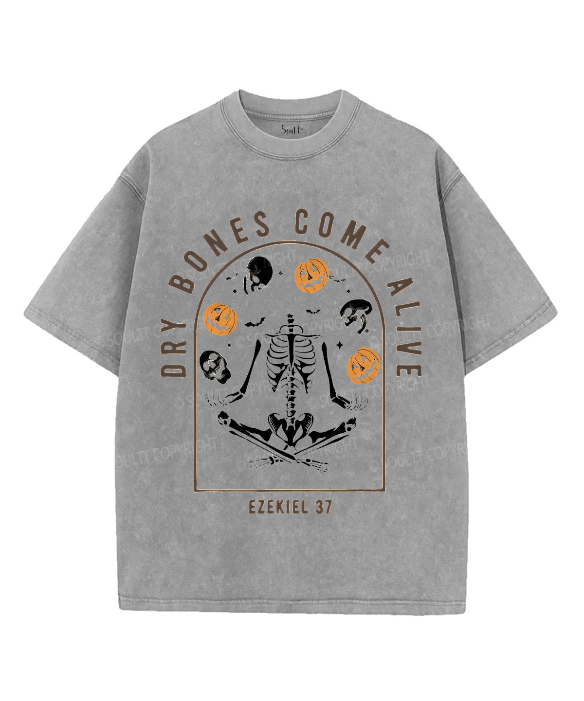Dry Bones Come To Life Unisex Washed Christian T-shirt Style010 Hoodie, Sweatshirt | CiraTrend.com (Image 3)