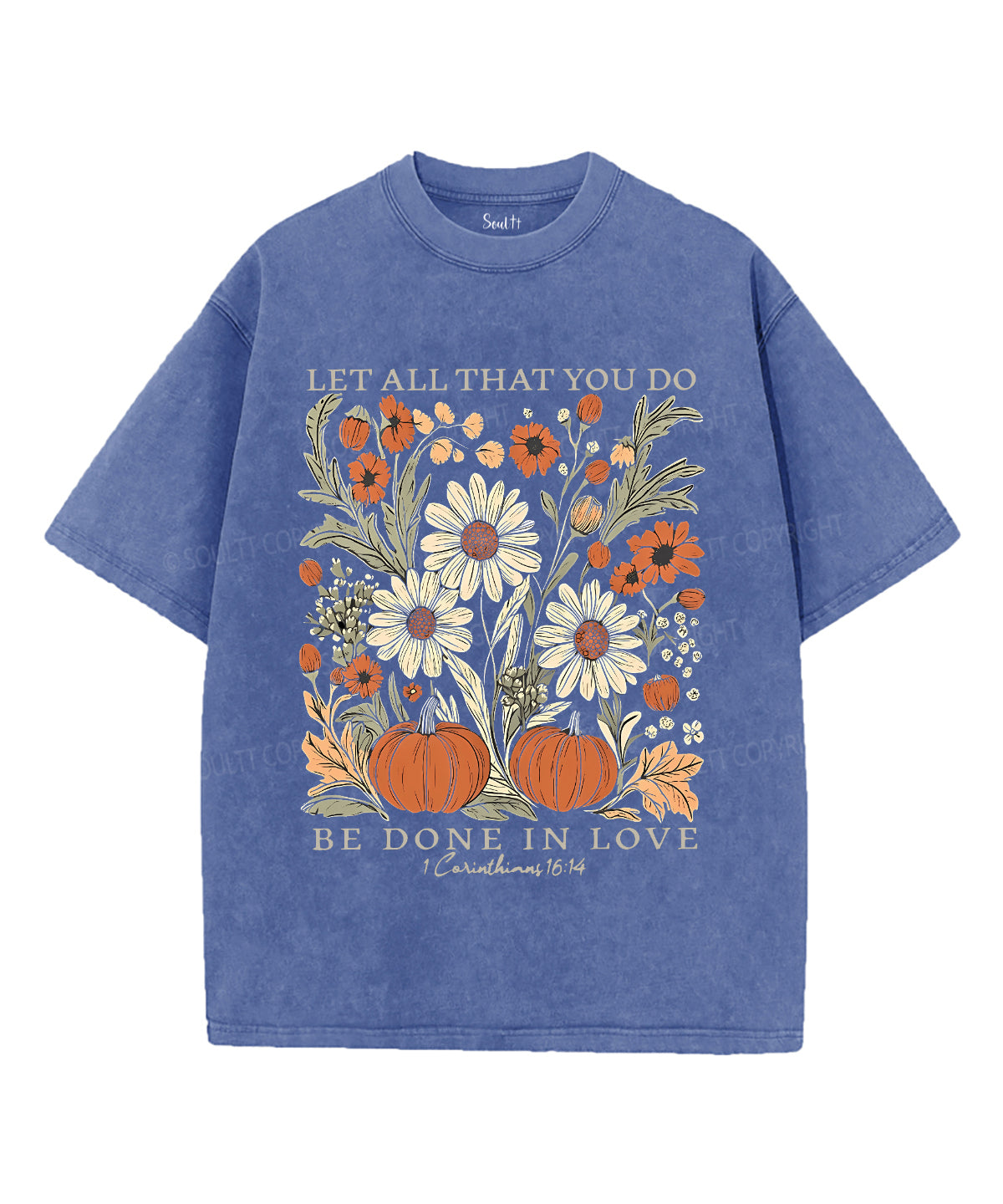 Be Done In Love Unisex Washed Christian T-shirt Hoodie, Sweatshirt | CiraTrend.com (Image 5)
