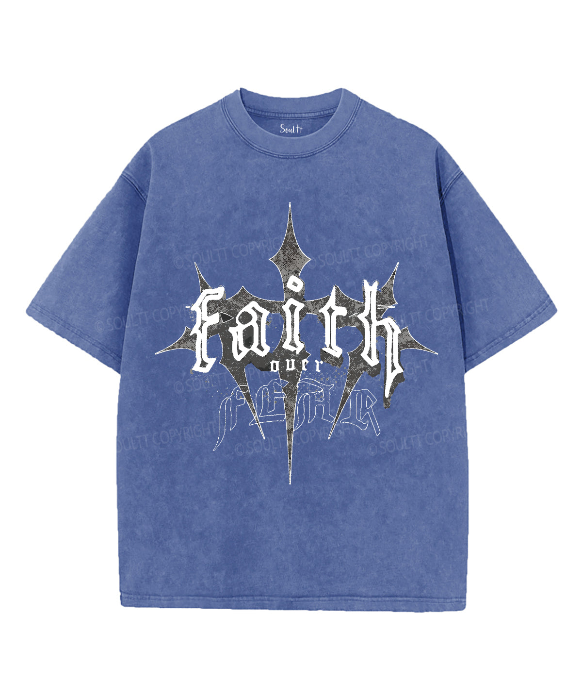 Faith Unisex Washed Christian T-shirt Style001 Hoodie, Sweatshirt | CiraTrend.com (Image 3)