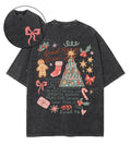 Good News Great Joy Double Sided Washed Christian T-shirt Hoodie, Sweatshirt | CiraTrend.com (Image 1)