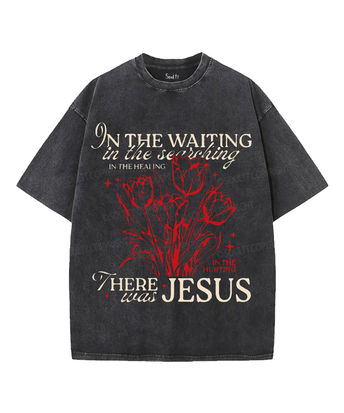 There Was Jesus Unisex Washed Christian T-shirt Style003 Hoodie, Sweatshirt | CiraTrend.com (Image 2)