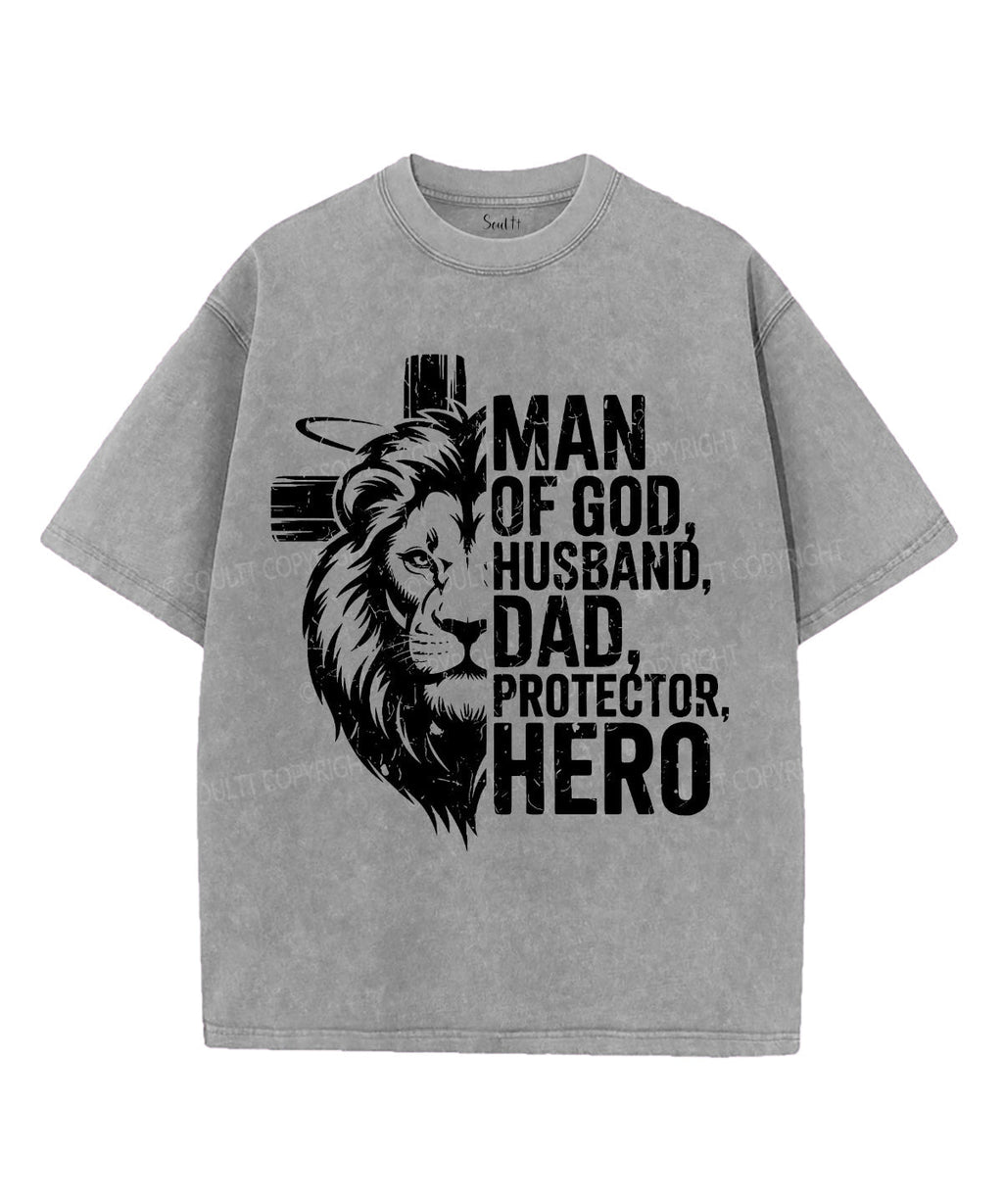 Men Of God Unisex Washed Christian T-shirt Hoodie, Sweatshirt | CiraTrend.com (Image 2)