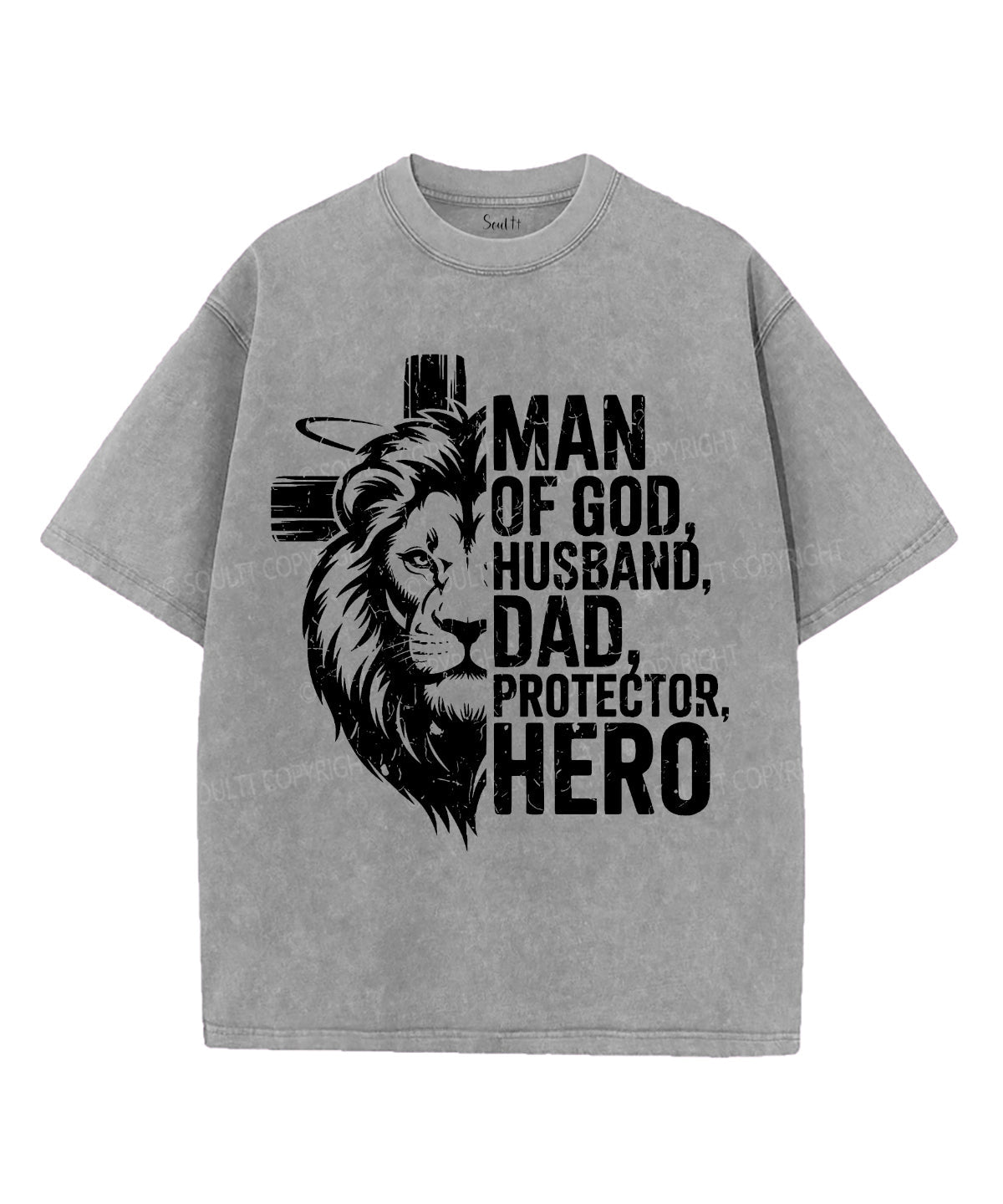 Men Of God Unisex Washed Christian T-shirt Hoodie, Sweatshirt | CiraTrend.com (Image 2)
