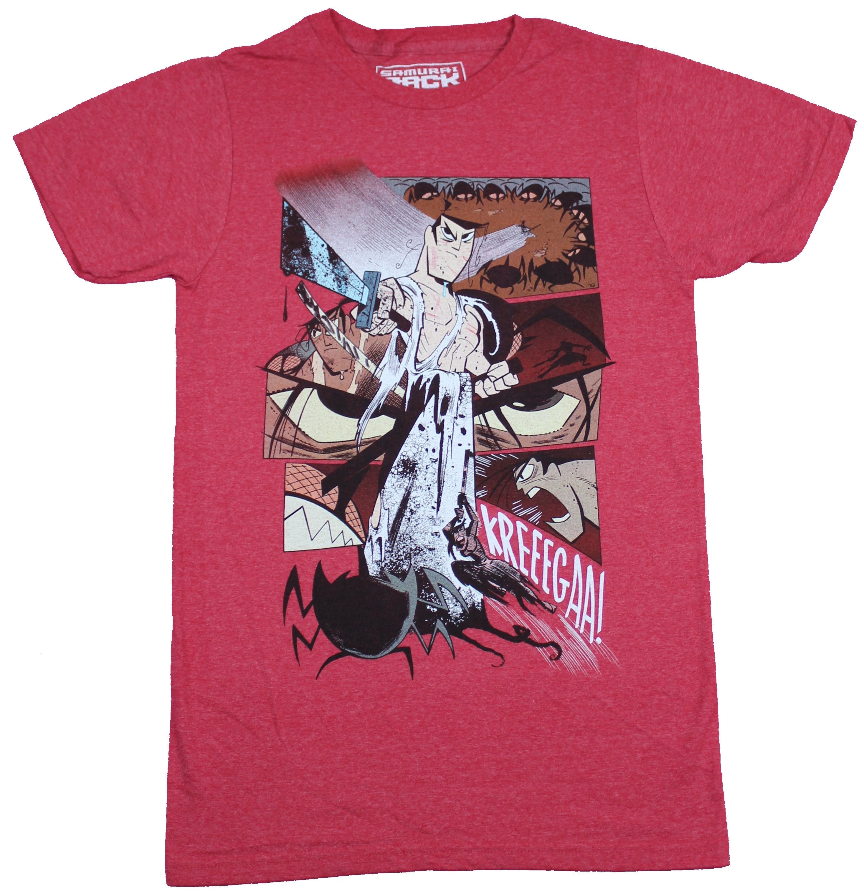 Samurai Jack Mens T-Shirt - Comic Frames Beetle Kreegaa! Hoodie, Sweatshirt | CiraTrend.com