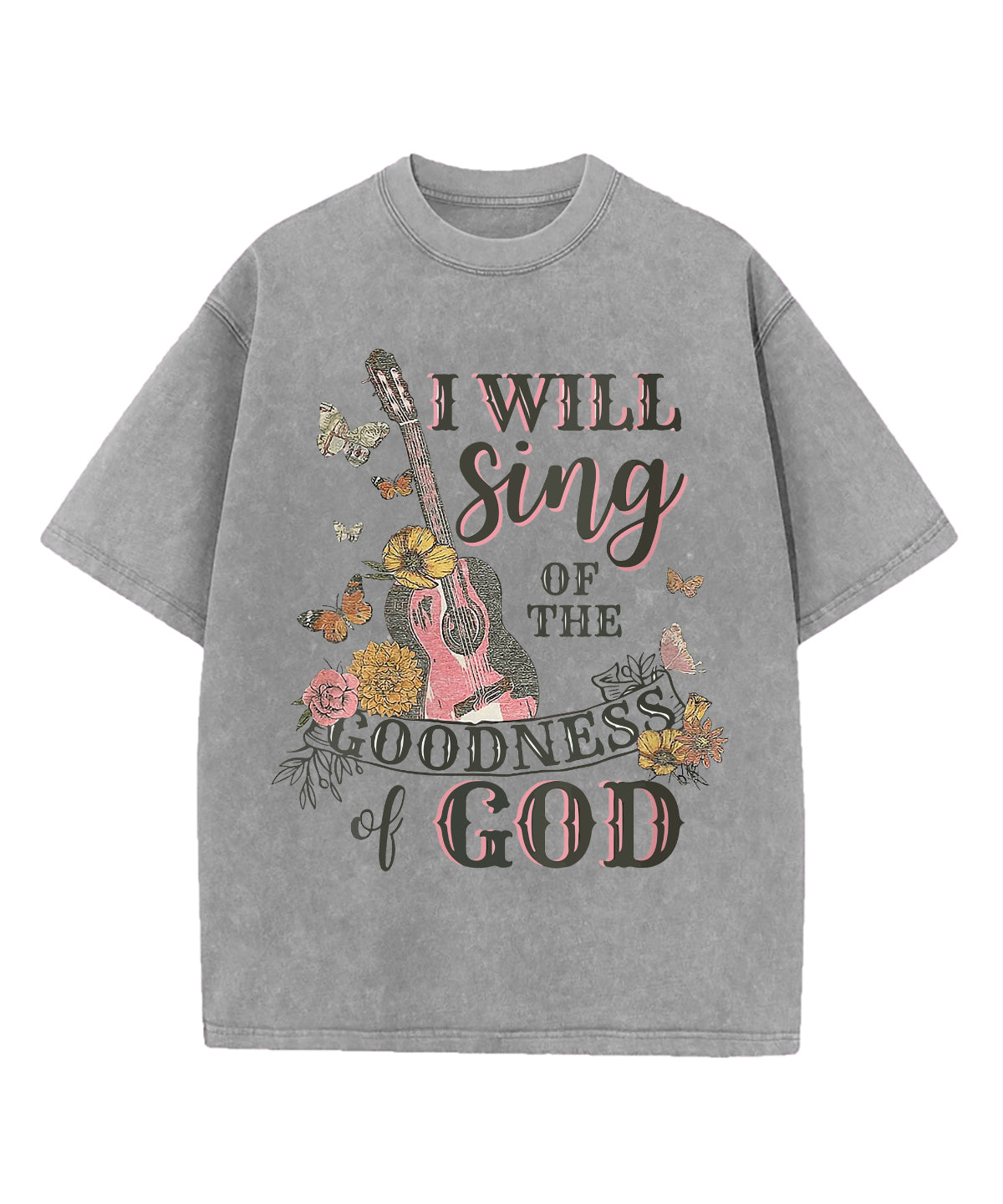 Sing The Goodness Of The God Washed Christian T-shirt Hoodie, Sweatshirt | CiraTrend.com (Image 2)
