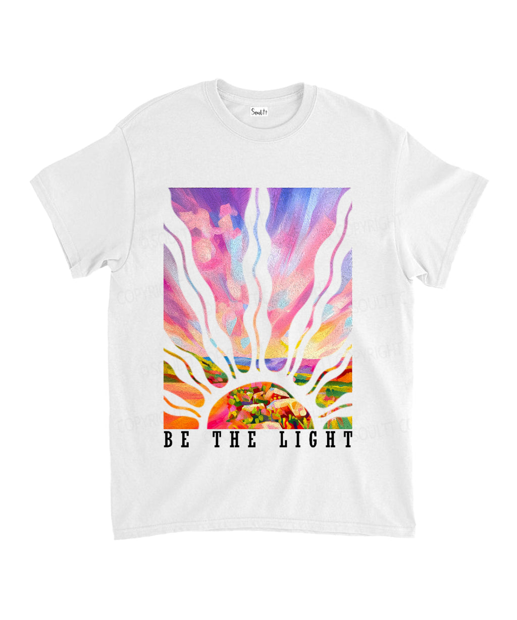 Be The Light Unisex Cotton Christian T-Shirt Style005 Hoodie, Sweatshirt | CiraTrend.com (Image 2)