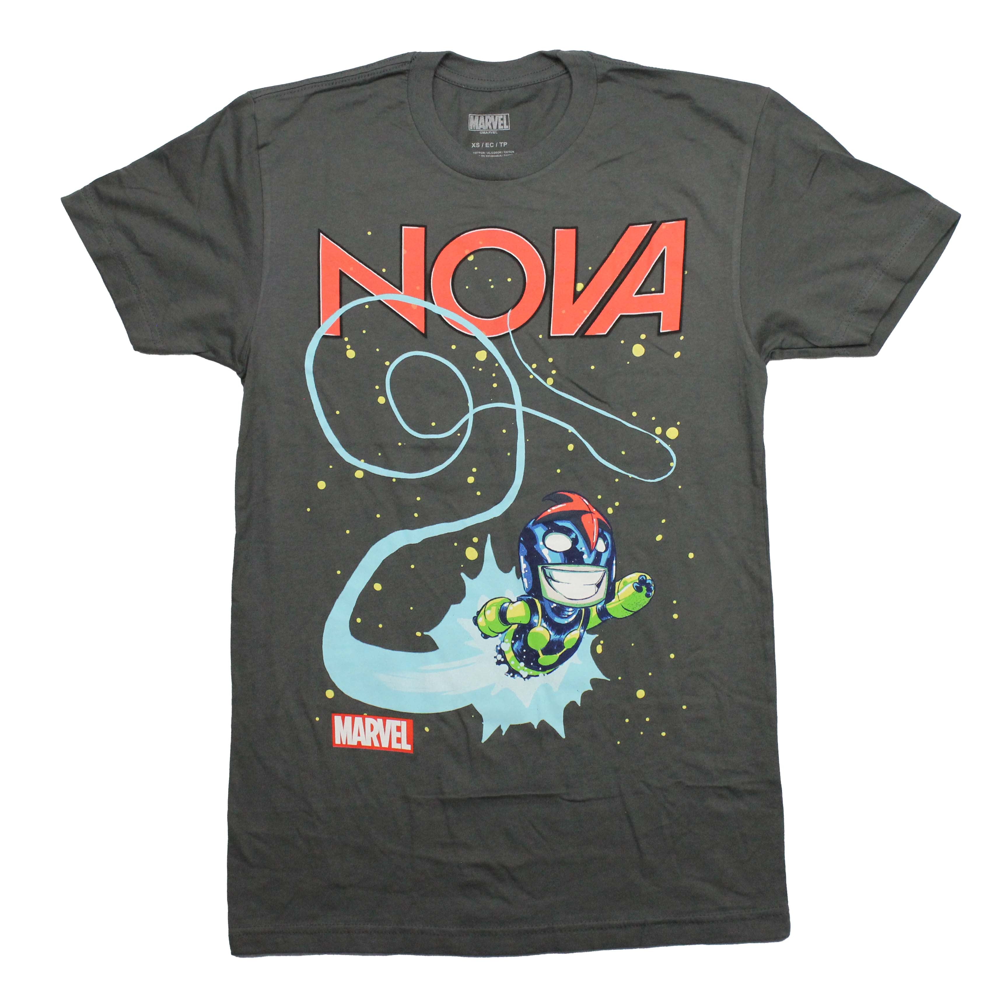 Nova Mens T-Shirt - Chibi Skottie Younng Art Flying Below Name Hoodie, Sweatshirt | CiraTrend.com